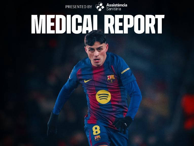 欧冠无缘直接晋级16强，巴萨核心中场佩德里再度受伤，预计缺阵一个月